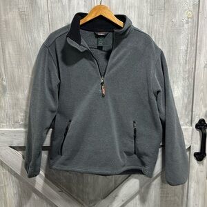 LL Bean men’s M pullover half zip fleece. I1